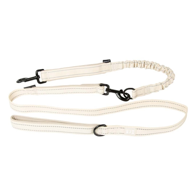 Duvoplus EXPLOR Ultimate Fit 2in1 Leine Fashion - antique white - 180cm - 16mm - DUVO