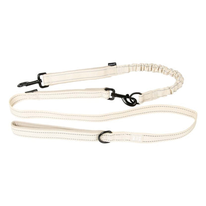 Duvoplus EXPLOR Ultimate Fit 2in1 Leine Fashion - antique white - 180cm - 16mm - DUVO
