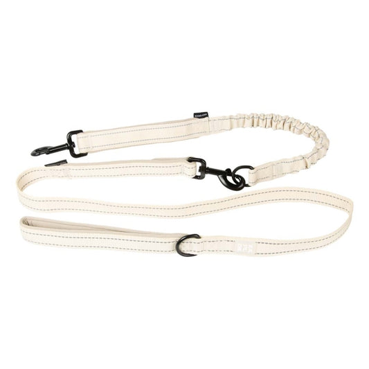 Duvoplus EXPLOR Ultimate Fit 2in1 Leine Fashion - antique white - 180cm - 16mm - DUVO