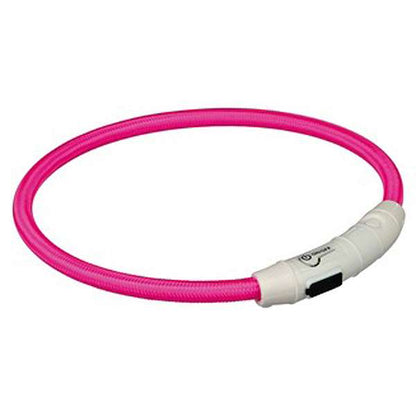 Trixie Flash Leuchtring USB Pink - XS-S - Trixie