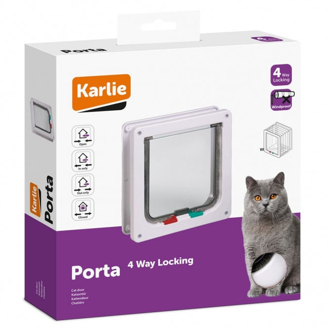 Karlie Katzentür 4-Wege-Verschluss für große Katzen - Karlie