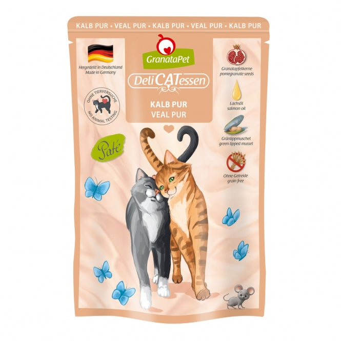 GranataPet Delicatessen Pouch Kalb PUR 85 g - GranataPet