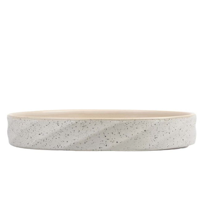 Duvoplus flacher Keramiknapf Stone Wavy Dune - DUVO