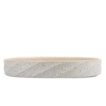 Duvoplus flacher Keramiknapf Stone Wavy Dune - DUVO