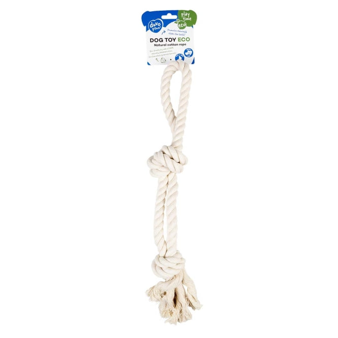 Duvoplus ECO Baumwollseil mit 2 Knoten & Schlaufe - DUVO Bild 2