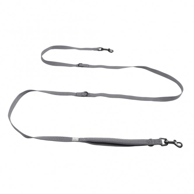 Duvoplus Trainingsleine EXPLOR Ultimate Fit Safety - Silver Reflective - 220cm - 16mm - DUVO