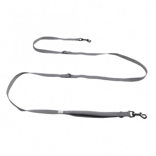 Duvoplus Trainingsleine EXPLOR Ultimate Fit Safety - Silver Reflective - 220cm - 16mm - DUVO