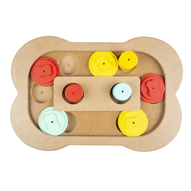 Duvoplus Intelligenzspiel Slide n Snack Puzzle Knochen - DUVO Bild 2
