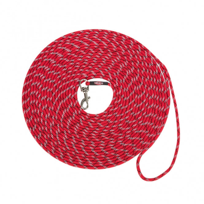 Trixie Junior Welpen-Schleppleine, rund - Rot / 8m ø - Trixie