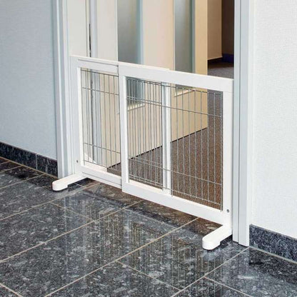 Trixie Hunde-Absperrgitter aus Holz, ausziehbar - Trixie