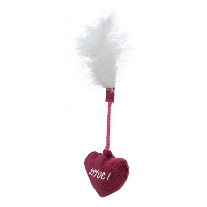 Trixie Katzenspielzeug Valentines Herz mit Federn - Trixie Bild 2