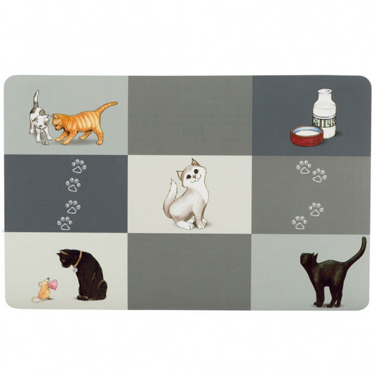 Trixie Napfunterlage Patchwork Cat - Trixie