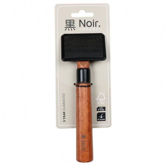 EBI Noir Japandi Slicker-Bürste - S - 18 x 6 x 3cm - EBI