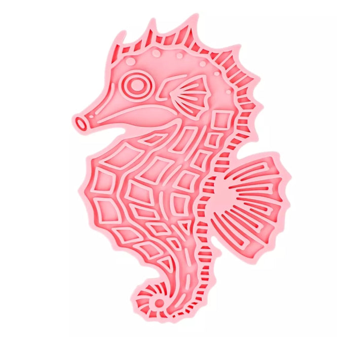 Lick Mat Seahorse - rosa - Hofman Animal Care