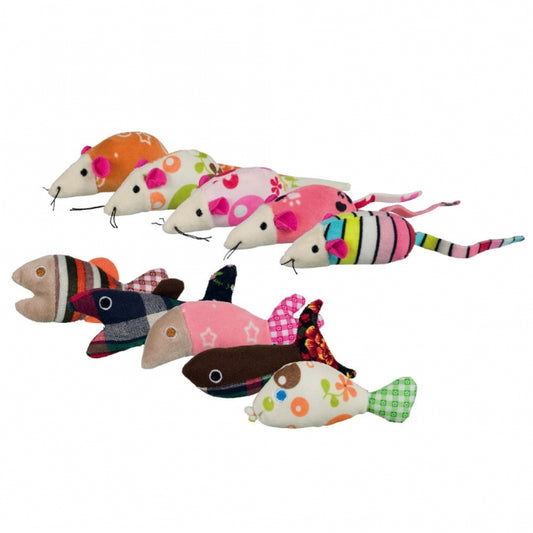 Trixie Katzenspielzeug Maus oder Fisch - Trixie