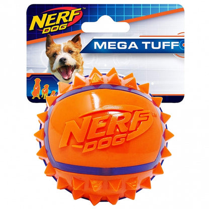 NERF DOG Mega Tuff TPR Spike Ball - 9 cm - NERF DOG