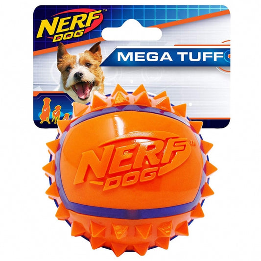 NERF DOG Mega Tuff TPR Spike Ball - 9 cm - NERF DOG