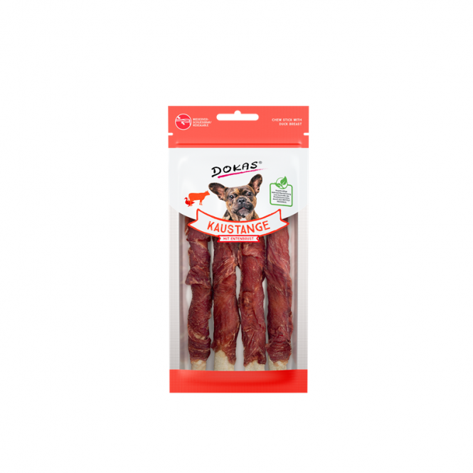 Dokas Dog Snack Kaustange mit Entenbrust 50g - Dokas