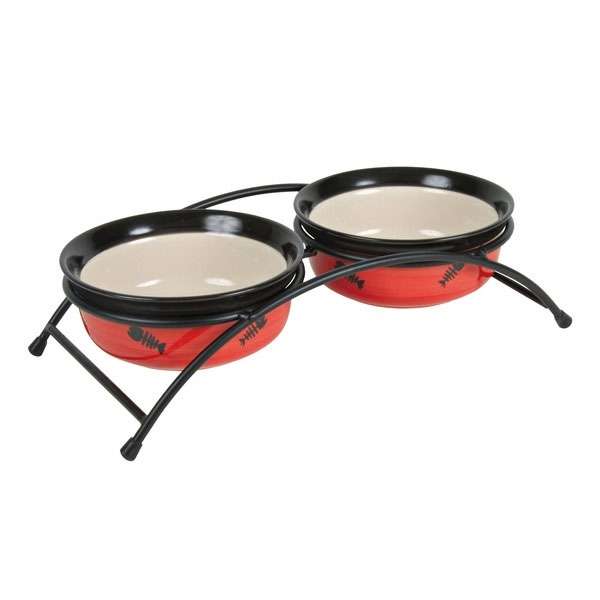 Trixie Eat on Feet Napf-Set Fische - Trixie