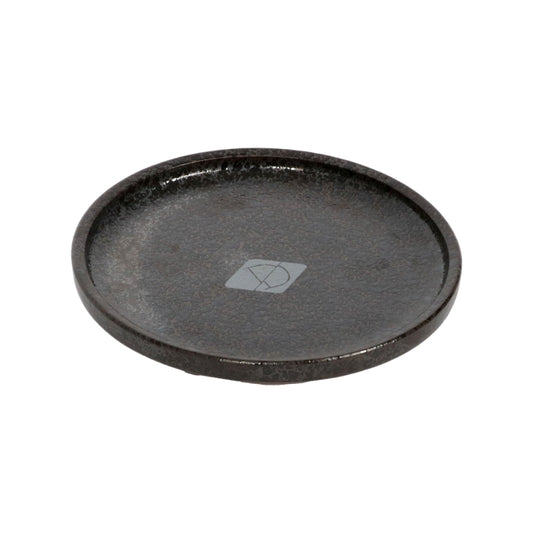 D&D flacher Katzennapf Jasper - black dots - D&D Home