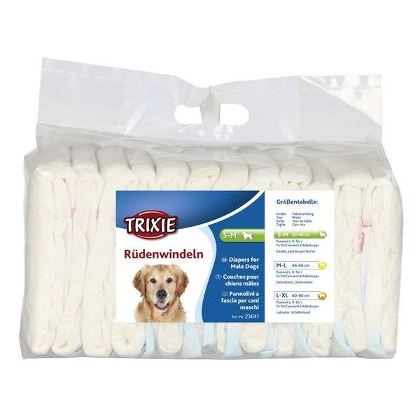 Trixie Hundewindeln für Rüden - S-M - Trixie