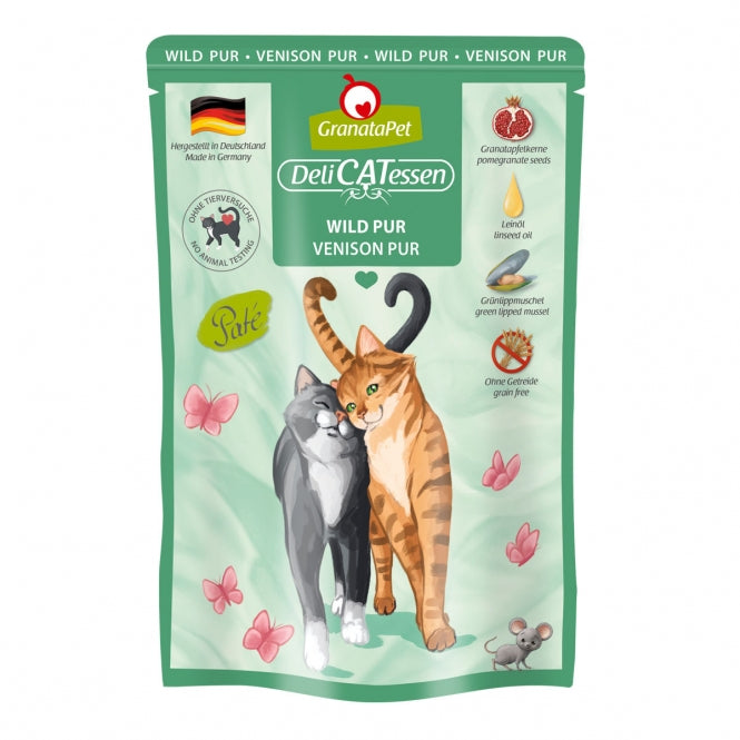 GranataPet Delicatessen Pouch Wild PUR 85 g - GranataPet