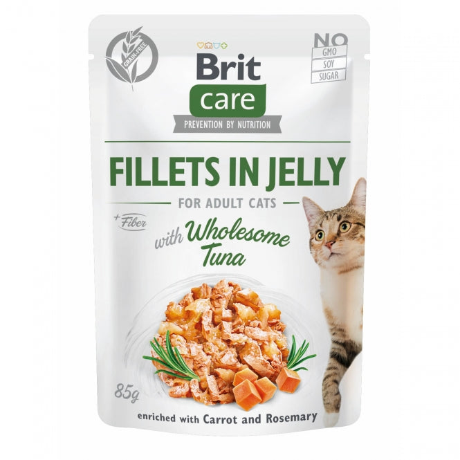 Brit Care Cat PB Fillets in Jelly - Tuhnfisch 85g - Brit Care