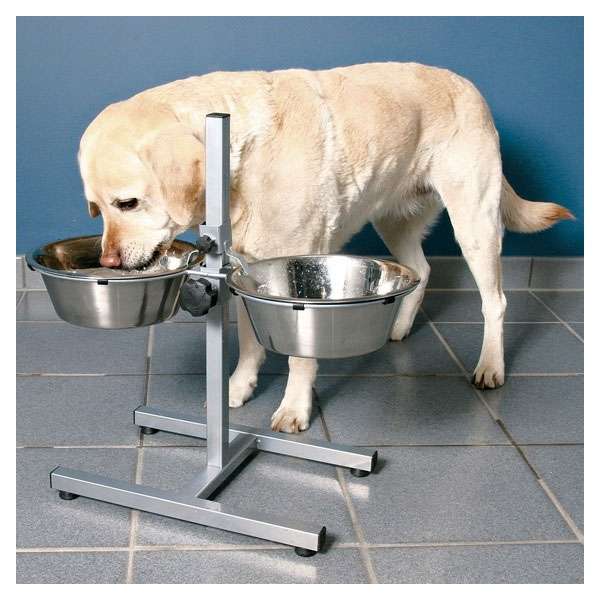 Trixie Hundebar mit Edelstahlnäpfen - Trixie