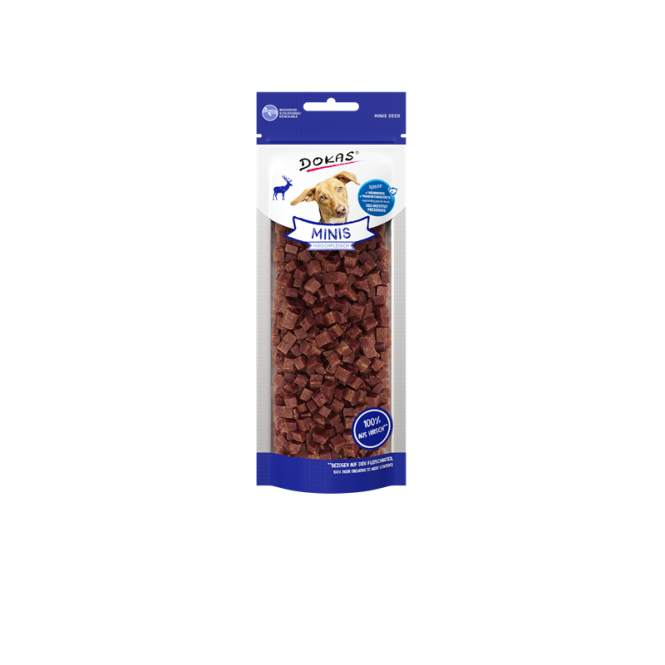 Dokas Dog Snack Minis Hirschfleisch 60g - Dokas