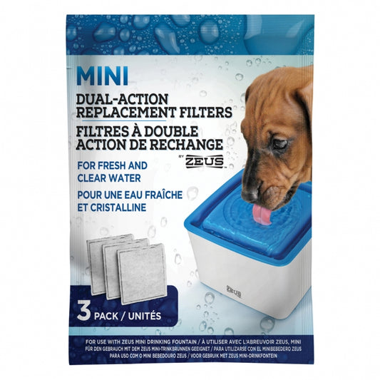 3er-Filterpack für Zeus Mini-Trinkbrunnen - CATIT