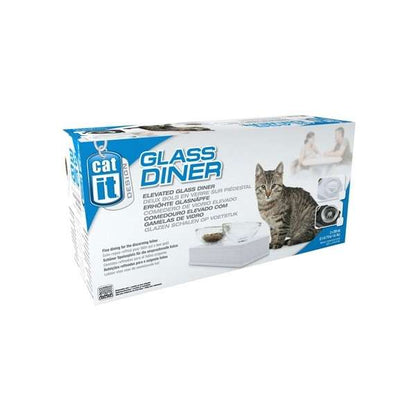 CATIT Style Glass Diner Doppelnapfständer - CATIT