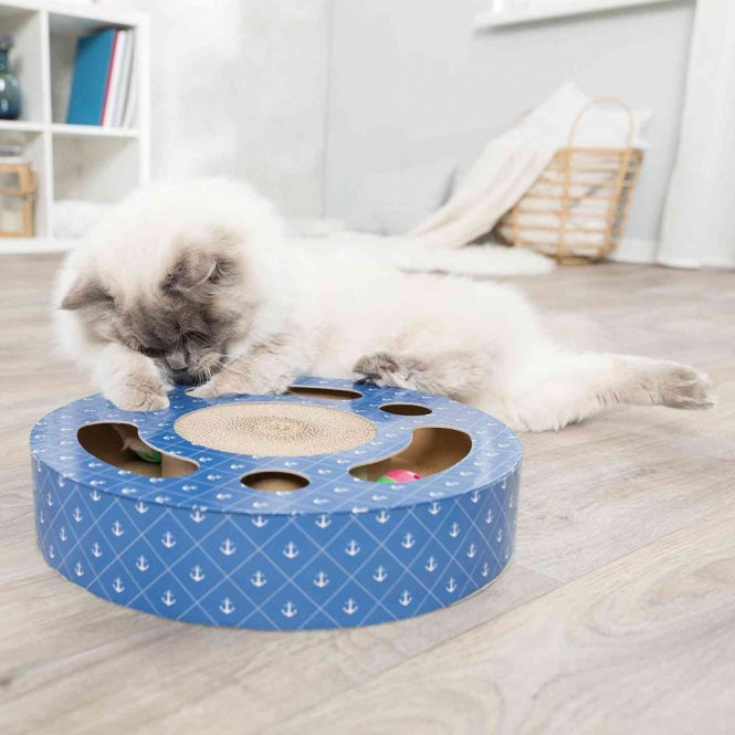 Trixie Kratztrommel aus Pappe mit Spielbällen - Trixie Bild 3