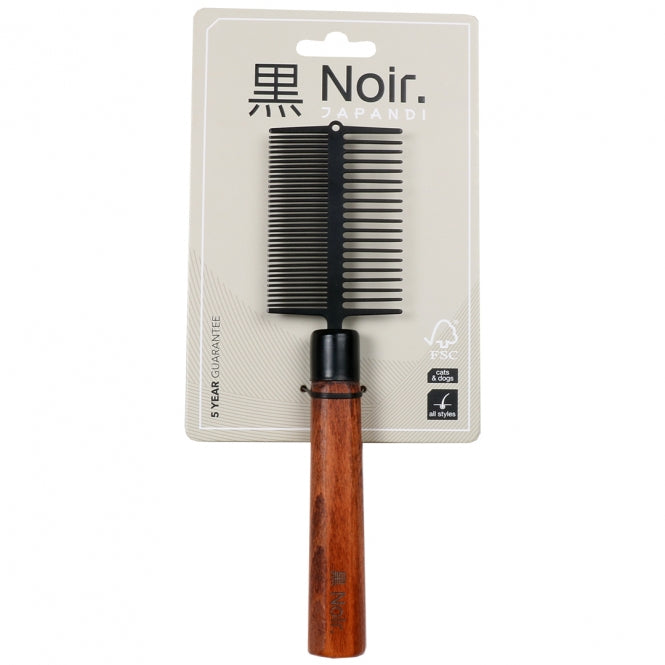EBI Noir Japandi Entwirrungskamm - doppelseitig - EBI