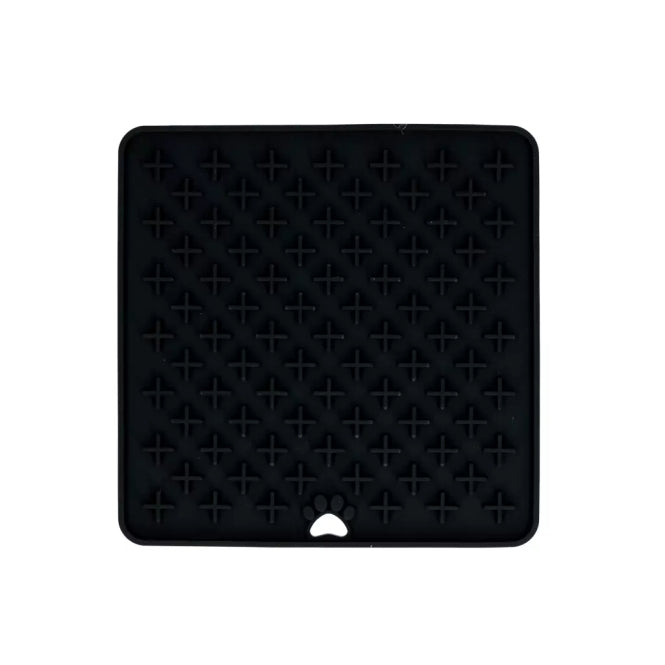 Lick Mat Cross - grau - Hofman Animal Care