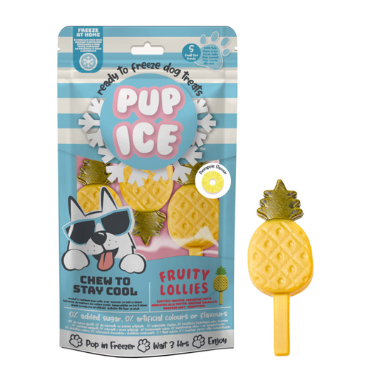Pup Ice Fruity Lollies Pineapple S - Imaginelles - Pup Ice