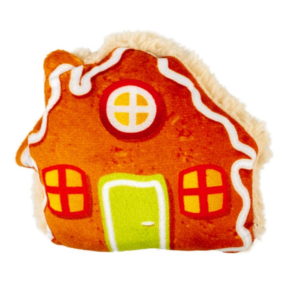 Duvoplus Xmas Fluffy Lebkuchenhaus mit Catnip - DUVO