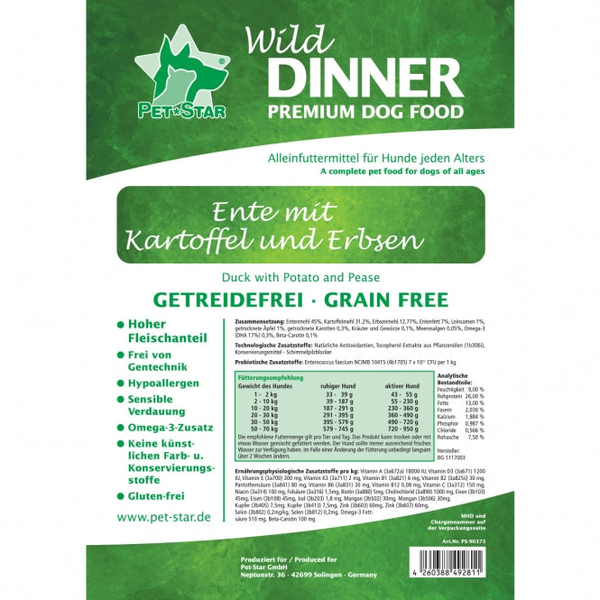 Wild Dinner Ente - Pet-Star