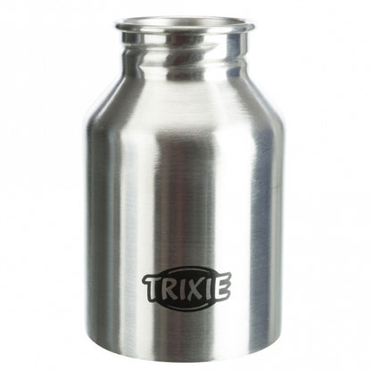 Trixie Edelstahl-Flasche mit Trinknapf - Trixie