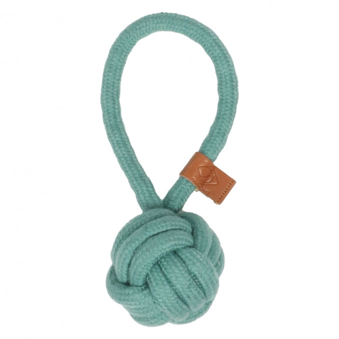 D&D Knotenball mit Schlaufe Harper - blau - 18 5 x - D&D Home