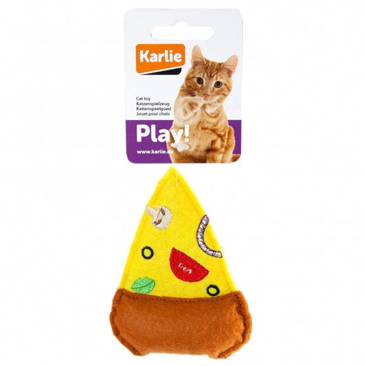 Karlie Flamingo Katzenspielzeug Food Textil - Pizza - Karlie
