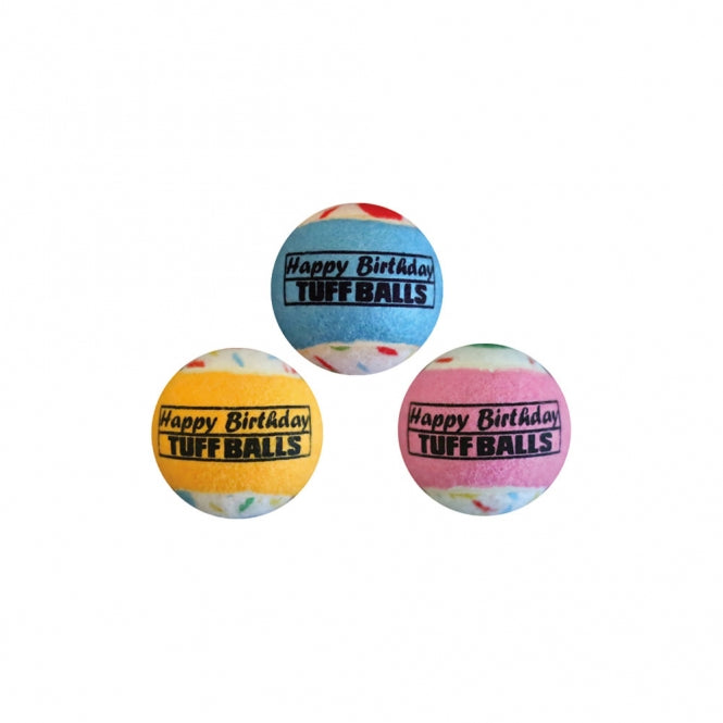 Tuff Birthday Balls 6 cm - PETSPORT Bild 2