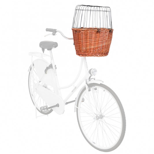 Trixie Front-Hundefahrradkorb aus Weide - Trixie