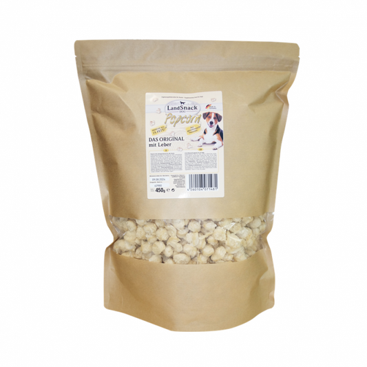 LandSnack Popcorn mit Leber 450g XXL-Pack - Landfleisch