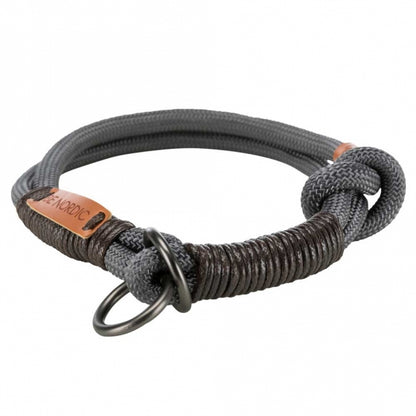 Trixie BE NORDIC Zug-Stopp-Halsband - dunkelgrau - 50 cm - Trixie