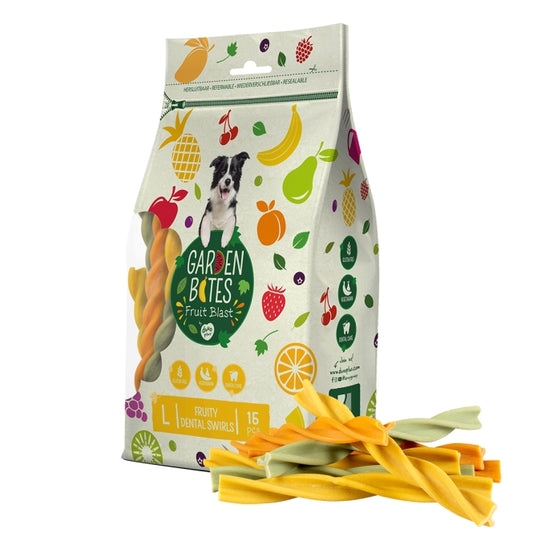 Garden Bites Fruity Dental Swirls - DUVO