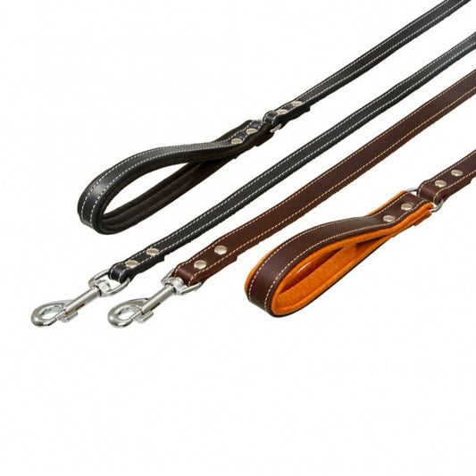 Karlie Rondo Soft Leine - 100 cm - Schwarz / 16 mm - Karlie