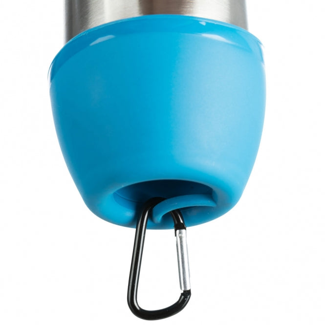 Trixie Edelstahl-Flasche mit Trinknapf - Trixie