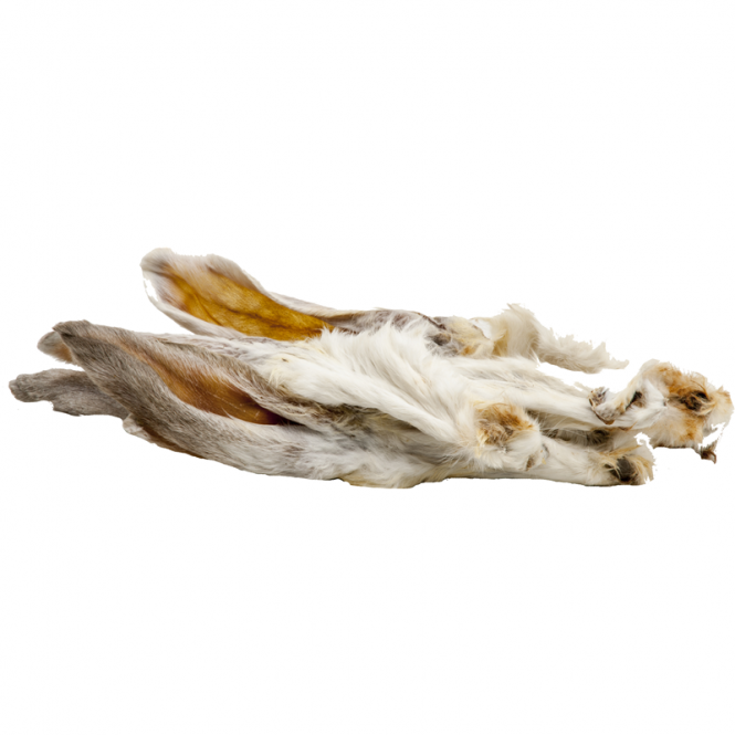 Classic Dog Kaninchenohren mit Fell 1kg - Classic Dog