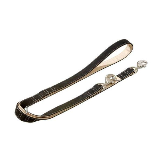 Karlie Buffalo Ultra Führleine - Schwarz/Hellbeige - 25 mm / 200 cm - Karlie