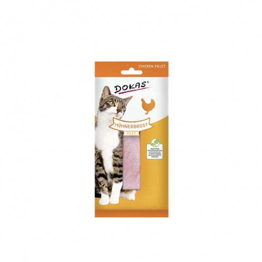 Dokas Cat Snack Filet Hühnerbrust 22g - Dokas